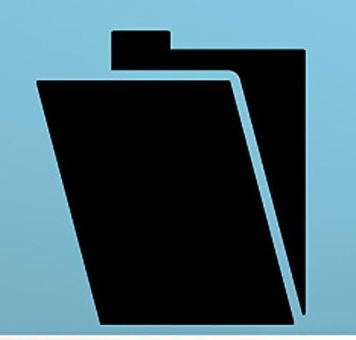Office Supplies Wall Decals Stickers ID008, Black, 15 Inches