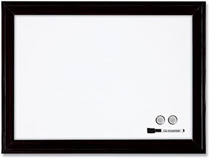 Quartet Magnetic Dry Erase Board, 17" x 23" Whiteboard/White Board, Black Frame (79282)