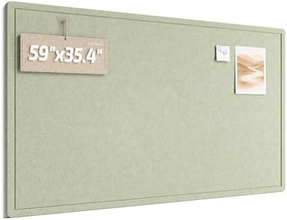 Fluxynara 59" x 35.4" Large Bulletin Board, Sage