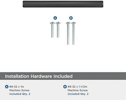 Amerock 10 Pack 3" Bar Pulls Matte Black Drawer Pull