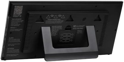 La Crosse Technology 515-1419-INT 15" LCD Textured Atomic Clock