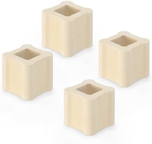 Nuanchu 8 Pack Kiln Post High Alumina Kiln Posts, 1/2 x 1"