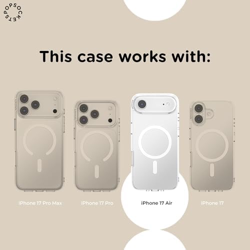 PopSockets iPhone 17 Air Phone Case with MagSafe- Tiny Bows
