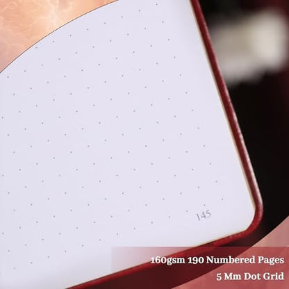 TIEFOSSI Dot Journal Notebook for Women Men, 160GSM Notebook