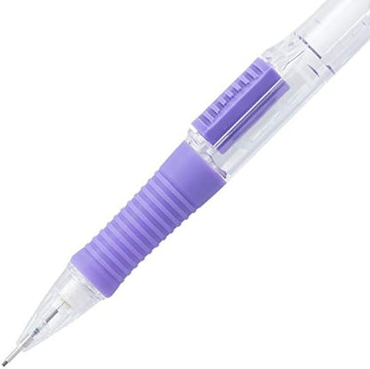 Pentel Quick Click Mechanical Pencil, (0.7mm) Med Line, Canister, Assorted Colors (A/D/N/P/S/V), 36-PK (PD217PC36M)