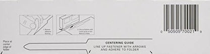 ACCO Self-Adhesive Fasteners, 2" Capacity, Premium, 100 Fasteners/Box (70021), Brown (Pack of 3)