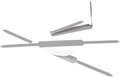 GBC Self-Adhesive Fasteners, 2" Capacity, Economy, 100 Fasteners/Box (70020)