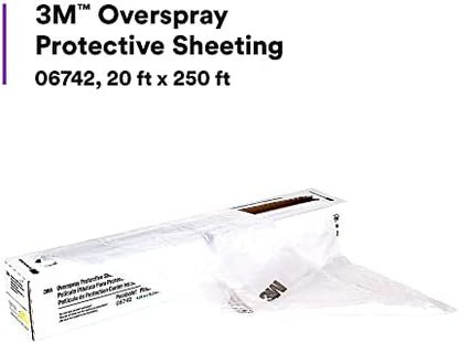 3M Overspray Protective Sheeting, 06742, 20 ft x 250 ft