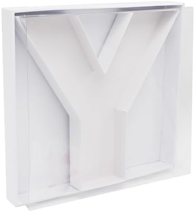12" Fillable Cardboard Letter Charcuterie Gift Cupcake Box With Cover Sweets Packaging (Y)