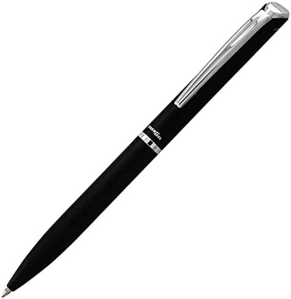 Pentel EnerGel Style Gel Pen, (0.7mm) Medium Line, Black Barrel, Black Ink, Gift Box w/Belly Band (BL2007AABX)