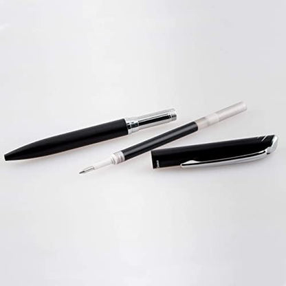 Pentel EnerGel Style Gel Pen, (0.7mm) Medium Line, Black Barrel, Black Ink, Gift Box w/Belly Band (BL2007AABX)