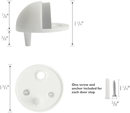 Design House Dome Doorstop, White