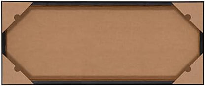 Kate and Laurel Sylvie Blank Framed Canvas Wall Art, 18x40 White, Modern Empty Canvas for Paint-Your-Own Art, Premium Framed