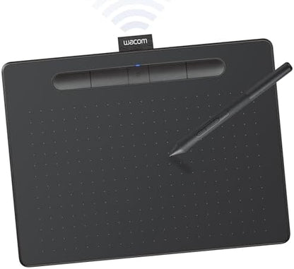 Wacom Intuos Medium, Bluetooth Graphic Drawing Tablet with Pen + Software