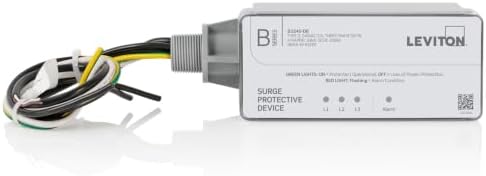 Leviton Type 2 Surge Protective Panel, 240 VAC, Three Phase Delta, 130kA per Phase, B3240-DB