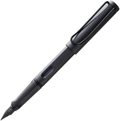 LAMY safari umbra - Fountain Pen with ergonomic grip & polished steel nib in size EF - ideal for any Writing & Calligraphy - including LAMY T 10 blue cartridge - Right-Handed