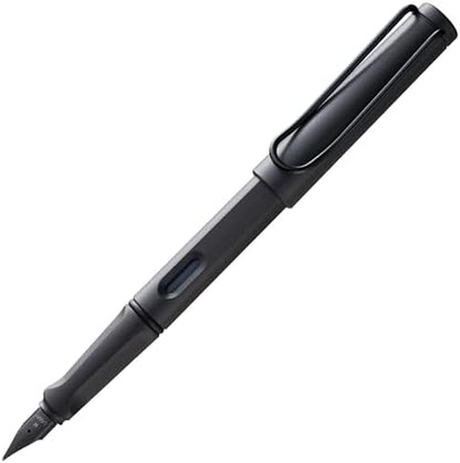 LAMY safari umbra - Fountain Pen with ergonomic grip & polished steel nib in size EF - ideal for any Writing & Calligraphy - including LAMY T 10 blue cartridge - Right-Handed