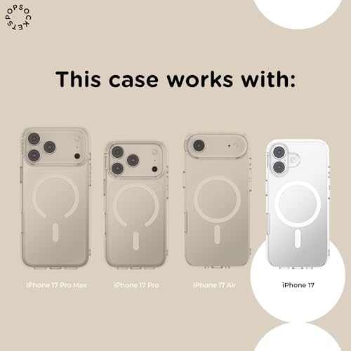 PopSockets iPhone 17 Phone Case with MagSafe- Sunset Mariposa