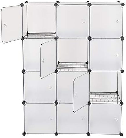 12-Cube Storage Shelf, White