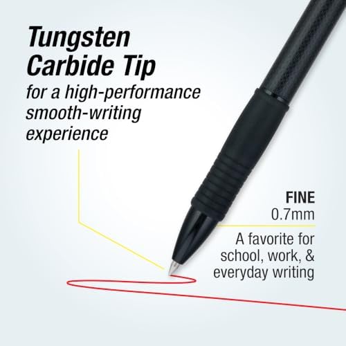 PILOT G2 Edge Red, Premium Gel Roller Pens, 8ct Box, Fine Point 0.7 mm