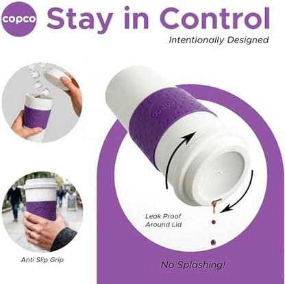 Copco Acadia Travel Mug, 16 Oz - Lilac, Set of 3