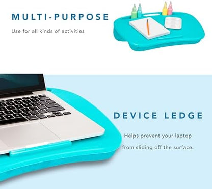 LAPGEAR MyDesk Lap Desk – Turquoise, 12-Pack, Fits 15.6” Laptops