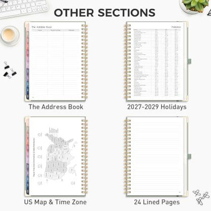 RETTACY 2027 Planner, Weekly and Monthly, Large Size (8.5" x 11")