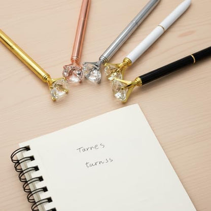 Custom Diamond Pens 20 Packs for Bridal Shower and Bridesmaid Gifts