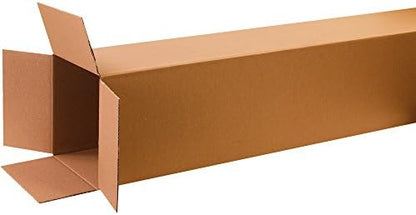 BOX USA 12 x 12 x 60 Corrugated Cardboard Boxes, Tall 12"L x 12"W x 60"H, Pack of 10 | Shipping, Packaging, Moving, Storage Box for Home or Business, Strong Wholesale Bulk Boxes