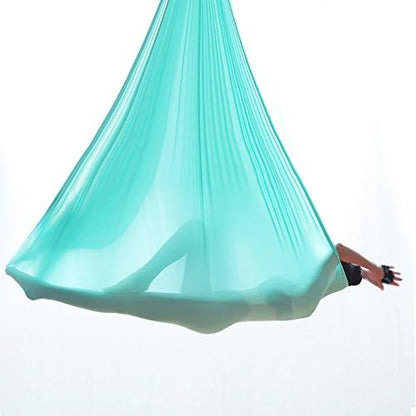F.Life Aerial Silk Yoga Hammock & Swing for yoga Inversion,Strength training,starter hardware kit