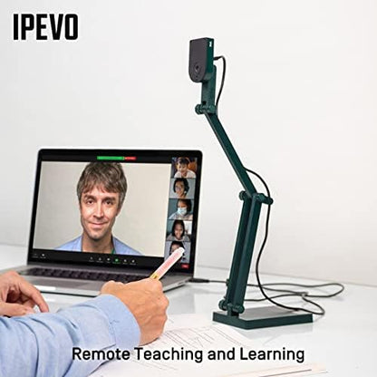IPEVO V4K Ultra High Definition 8MP USB Document Camera — Mac OS, Windows, Chromebook Compatible for Live Demo, Web Conferencing, Distance Learning, Remote Teaching (Pack of 8)