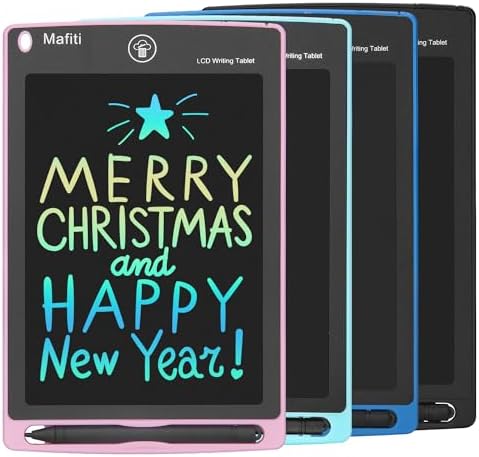 LCD Writing Tablet 8.5 Inch 4 Pack Electronic Writing Drawing Pads Doodle Board Gift for Kids Boys Girls