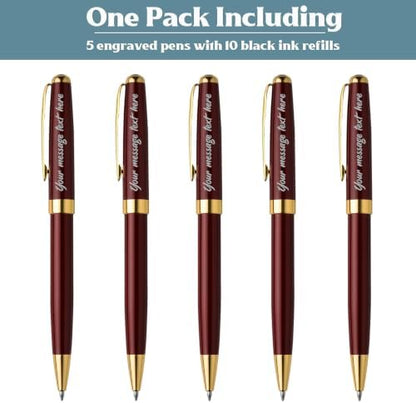 Personalized Office Gift Pens Writing Set - Custom Your Name or Message