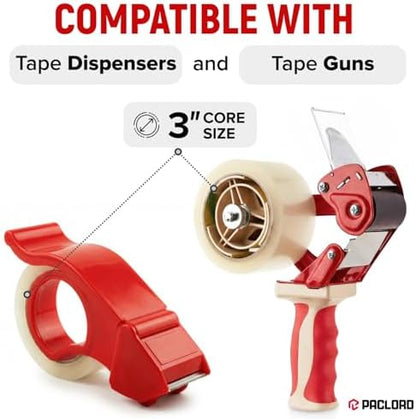 2" x 110 Yards Clear Packing Tape, Pack of 2