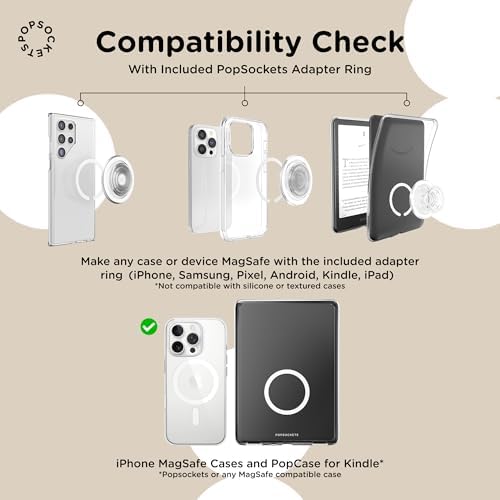 PopSockets Phone Grip for MagSafe, Magnetic Holder- Spotlight Dots