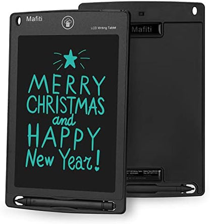 Mafiti LCD Writing Tablet 8.5 Inch Electronic Writing Drawing Pad Portable Doodle Board Gifts for Kids Office Memo Home Whiteboard Black