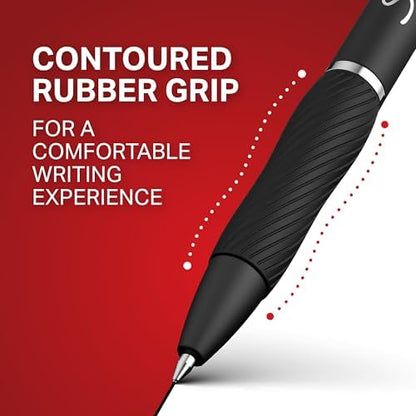 Sharpie S-Gel Retractable Gel Pen, Medium Point, Black Ink, 4/Pack (2096134)