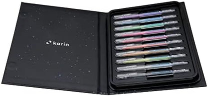 Karin Deco Gel 1.0 Milky Way 10 Colours Set, Gel Pens in Pastel Colours