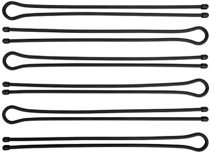 Nite Ize Gear Tie Original ProPacks - Reusable Rubber Twist Ties for Indoor & Outdoor Use - Bendable Wire Interior - Durable Rubber Exterior - Secure Grip - Black, 32" (6 Pack)