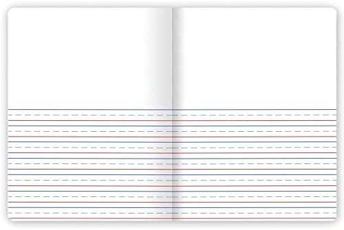Mead Primary Composition Book, Primary Ruled Journal, Grades K-2, 7-1/2" x 9-3/4", 100 Sheets per Comp Book, Colors Will Vary, 12 Pack (610054-ECM)