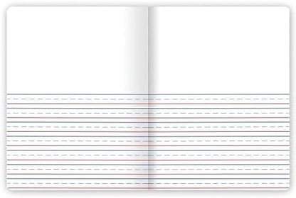 Mead Primary Composition Book, Primary Ruled Journal, Grades K-2, 7-1/2" x 9-3/4", 100 Sheets per Comp Book, Colors Will Vary, 12 Pack (610054-ECM)