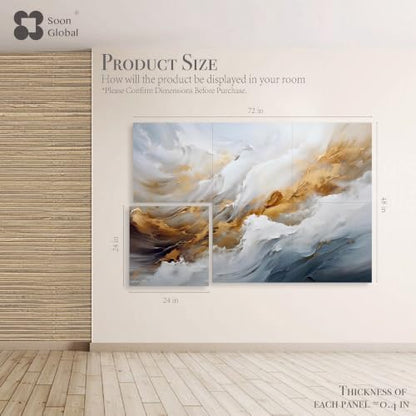 Soon Global Acoustic Wall Panels, Art Acoustic Panels, Whispers of Serenity