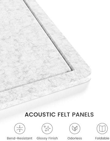 Fluxynara 23.6" x 17.1" Bulletin Board, Light Gray