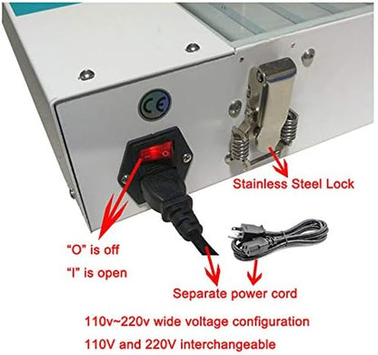 Tabletop Precise 20" x 24" 80W Vacuum LED UV Exposure Unit Professional LED Vacuum Exposure Machine