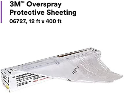 3M Overspray Protective Sheeting, 06727, 12 ft x 400 ft
