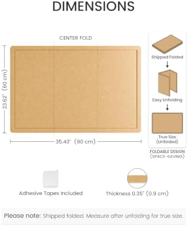 Fluxynara 35.4" x 23.6" Bulletin Board, Mustard Yellow