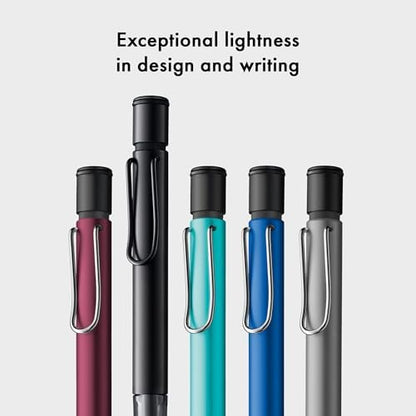 Lamy AL-star Oceanblue Mechanical Pencil - Lightweight Pencil with Transparent, Ergonomic Grip & Aluminum Housing - Pencil with M 41 Fine Line Lead in 0.5 mm Line Width & Eraser Tip