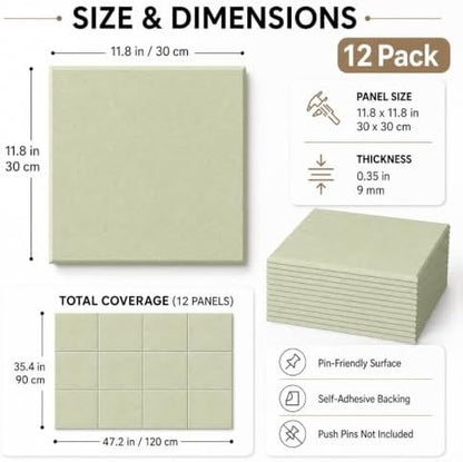 Felt Bulletin Board Tiles, Cork Board Alternative, 48 x 36 in
