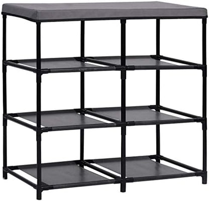 6-Drawer Storage Cabinet Organizer with Steel Frame and Fabric Drawers, Lightweight Minimalist Closet Dresser for Bedroom, Living Room, Hallway, Grey