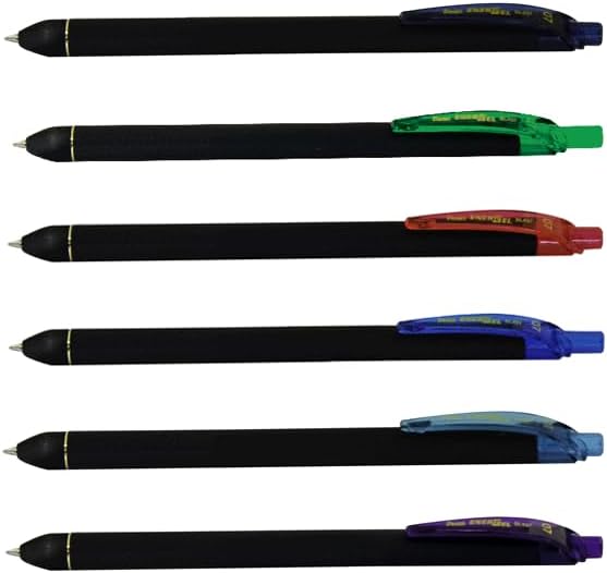 Pentel EnerGel Kuro Liquid Gel Pen, (0.7mm) Medium line, Lime Green Ink, 12 Pack (BL437R1-K)